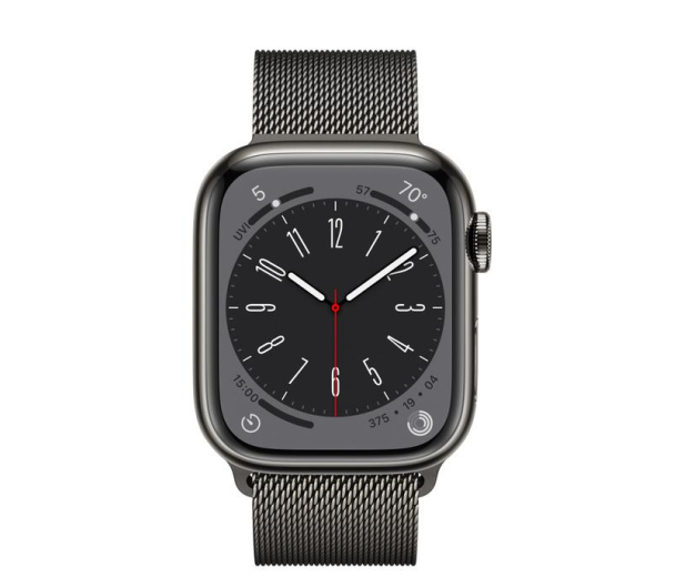 Apple Watch 8 41/Graphite Steel/Graphite Milanese Loop LTE - 1070989 - zdjęcie 3